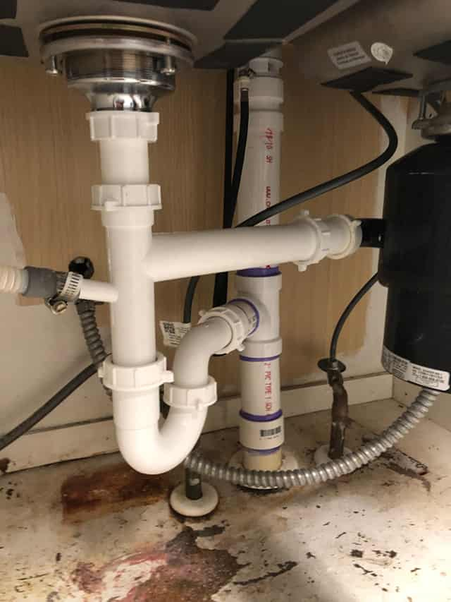 Drain repair and drain line replacement.