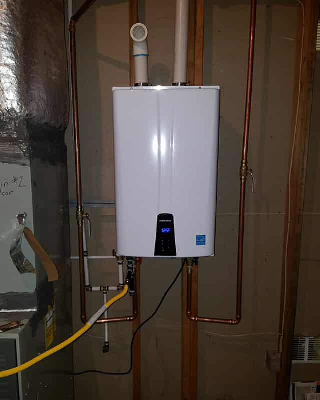 Navien tankless water heater repair.