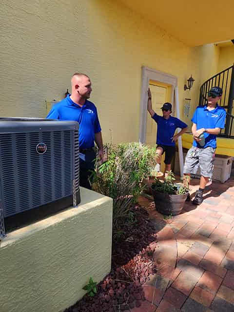 AC Installation in Fort Myers, Florida.